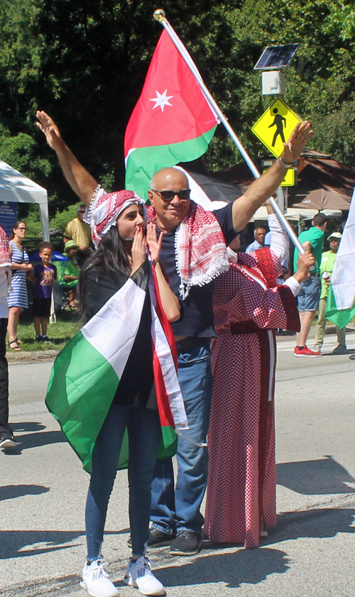 Jordanian community in Parade of Flags